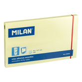 NOTAS ADHESIVAS 125X75 MILAN AMARILLO | 10 UNIDADES | (MILAN)